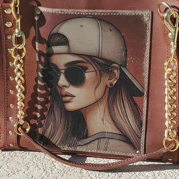 AI-Meets-Artisan Tote: One-of-a-Kind Cool - Picture 7 of 15